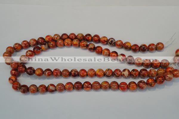 CDI493 15.5 inches 10mm round dyed imperial jasper beads