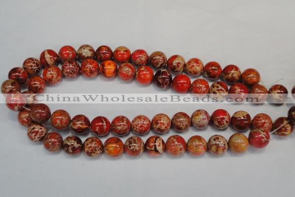 CDI495 15.5 inches 14mm round dyed imperial jasper beads