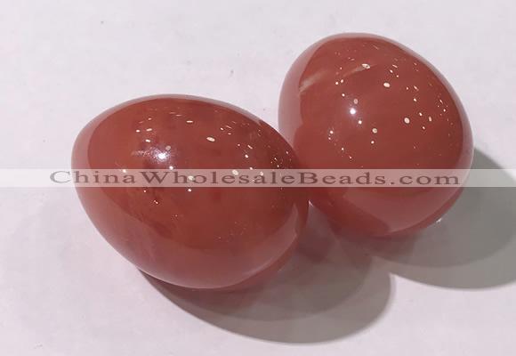 CDN1336 35*45mm egg-shaped cherry quartz decorations wholesale