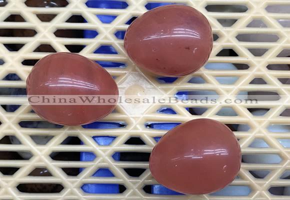 CDN301 25*35mm egg-shaped cherry quartz decorations wholesale