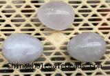 CDN306 30*40mm egg-shaped rose quartz decorations wholesale