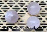 CDN370 25mm round rose quartz decorations wholesale