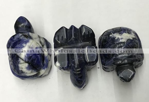 CDN438 28*45*22mm turtle sodalite decorations wholesale