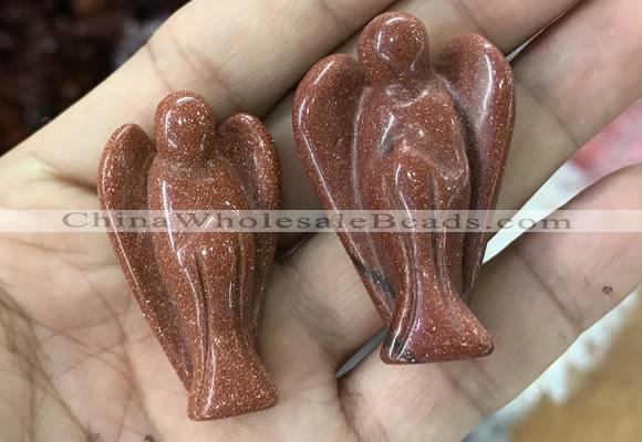 CDN478 30*40mm angel goldstone decorations wholesale