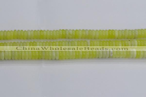 CEJ212 15.5 inches 3*8mm rondelle lemon jade beads wholesale