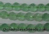 CFL623 15.5 inches 10mm faceted round green fluorite beads wholesale