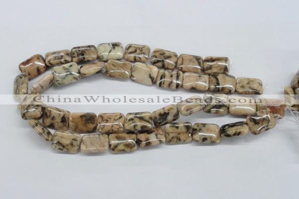 CFS16 15.5 inches 15*20mm rectangle natural feldspar gemstone beads