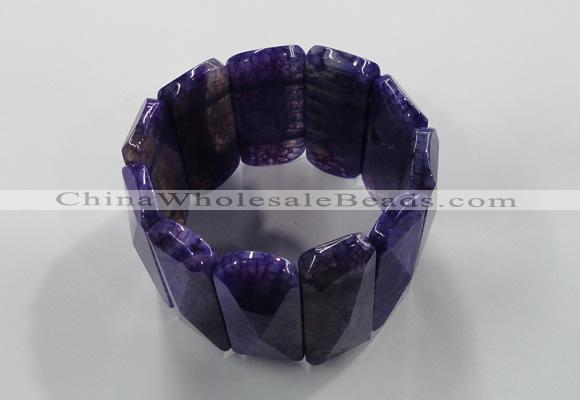 CGB710 8 inches 21*55mm agate gemstone bracelet wholesale