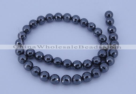 CHE30 16 inches 2mm faceted round hematite beads Wholesale