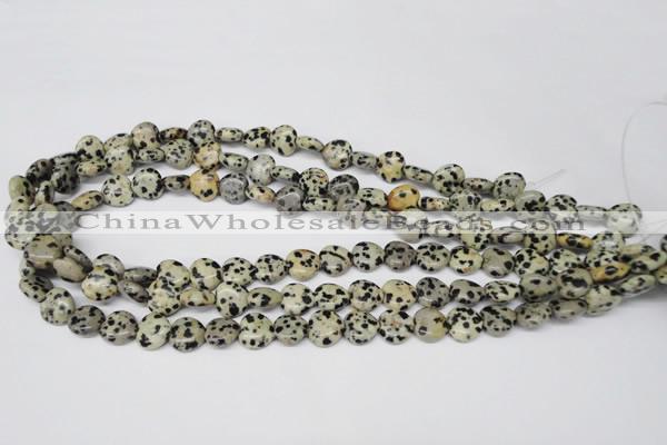 CHG19 15.5 inches 10*10mm heart dalmatian jasper beads wholesale