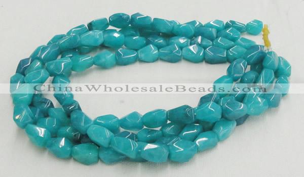 CHM05 16 inches 10*16mm freeform blue hemimorphite beads wholesale