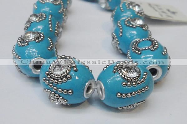 CIB160 19*22mm oval fashion Indonesia jewelry beads wholesale