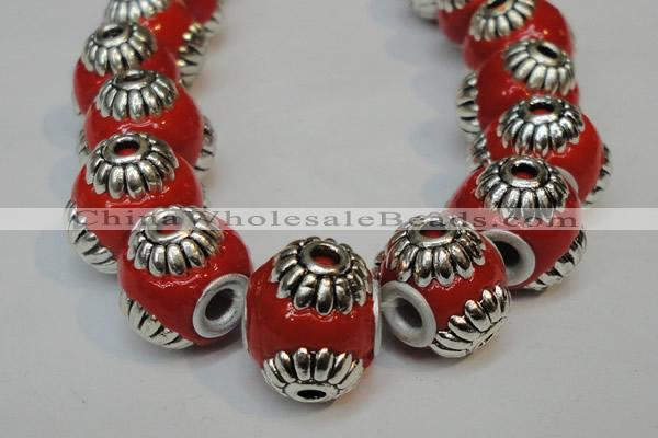 CIB234 14mm round fashion Indonesia jewelry beads wholesale