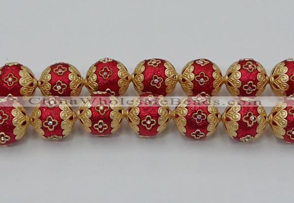 CIB549 22mm round fashion Indonesia jewelry beads wholesale