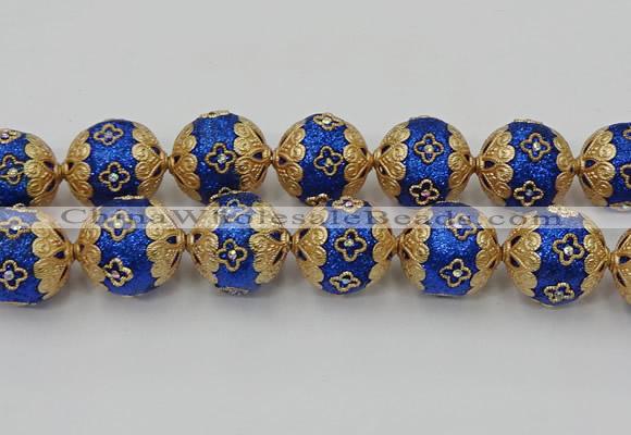 CIB552 22mm round fashion Indonesia jewelry beads wholesale