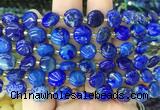 CIBS39 15 inches 10mm coin lapis lazuli gemstone beads wholesale