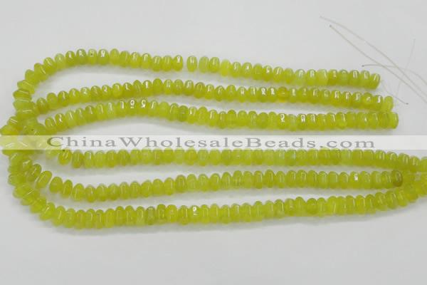 CKA12 15.5 inches 5*8mm rondelle Korean jade gemstone beads