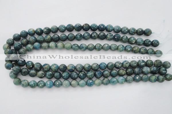 CKC223 15.5 inches 10mm faceted round natural kyanite beads wholesale