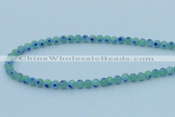 CLG624 10PCS 16 inches 6mm round lampwork glass beads wholesale