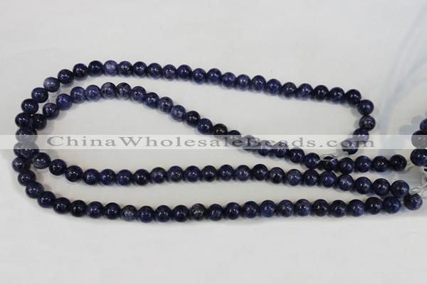 CLJ222 15.5 inches 8mm round dyed sesame jasper beads wholesale