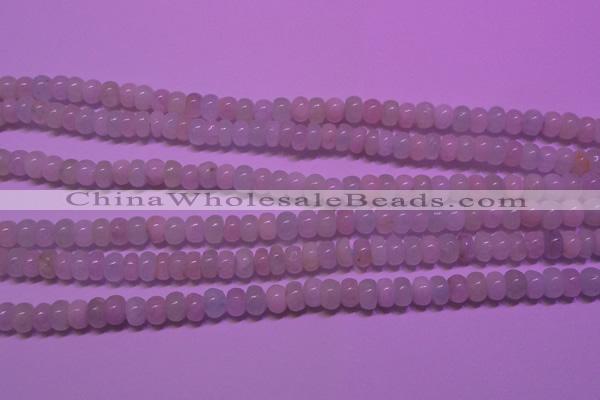 CMG130 15 inches 4*6mm rondelle natural morganite beads wholesale