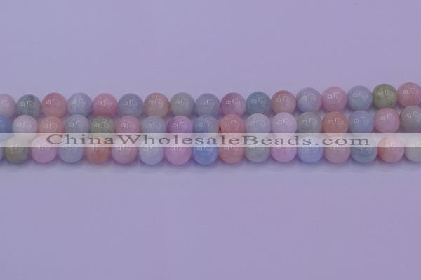 CMG142 15.5 inches 8mm round natural morganite gemstone beads