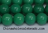 CMJ103 15.5 inches 12mm round Mashan jade beads wholesale