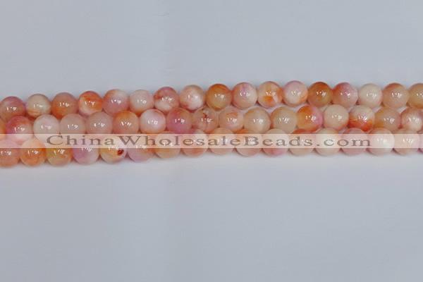 CMJ1126 15.5 inches 8mm round jade beads wholesale