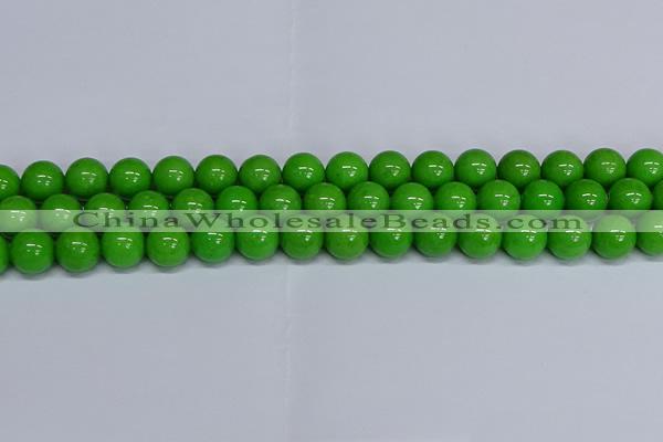 CMJ117 15.5 inches 12mm round Mashan jade beads wholesale