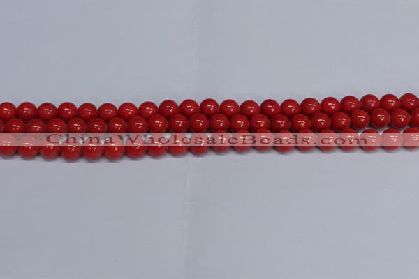 CMJ122 15.5 inches 8mm round Mashan jade beads wholesale