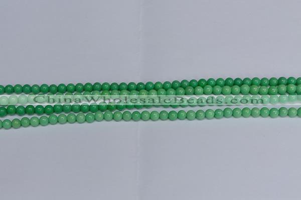 CMJ127 15.5 inches 4mm round Mashan jade beads wholesale