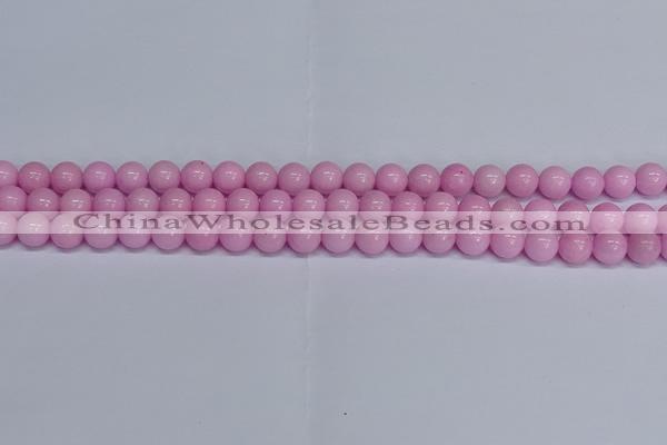 CMJ157 15.5 inches 8mm round Mashan jade beads wholesale