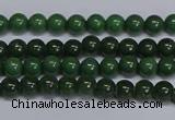 CMJ176 15.5 inches 4mm round Mashan jade beads wholesale