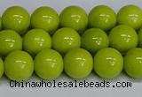 CMJ221 15.5 inches 10mm round Mashan jade beads wholesale