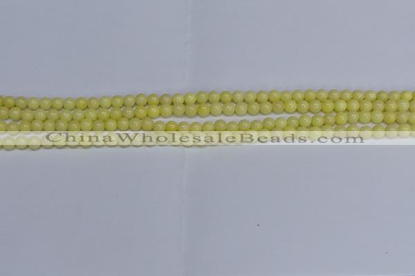 CMJ295 15.5 inches 4mm round Mashan jade beads wholesale