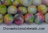 CMJ438 15.5 inches 10mm round rainbow jade beads wholesale