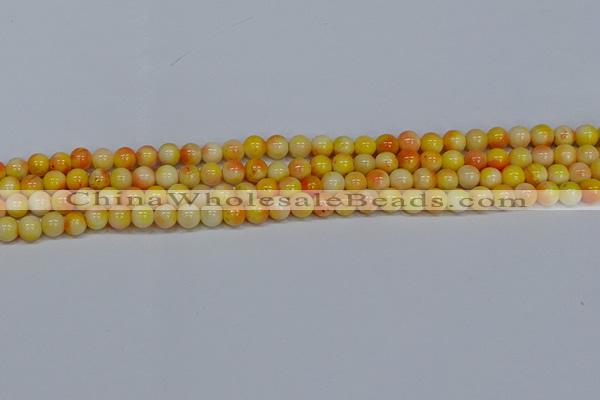 CMJ506 15.5 inches 6mm round rainbow jade beads wholesale