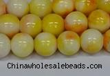 CMJ508 15.5 inches 10mm round rainbow jade beads wholesale