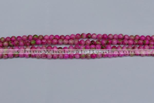 CMJ548 15.5 inches 6mm round rainbow jade beads wholesale