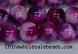 CMJ586 15.5 inches 12mm round rainbow jade beads wholesale