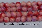 CMJ618 15.5 inches 6mm round rainbow jade beads wholesale