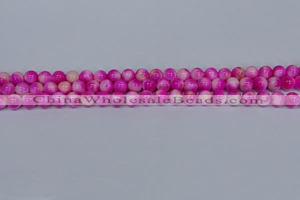 CMJ640 15.5 inches 8mm round rainbow jade beads wholesale