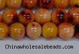 CMJ648 15.5 inches 10mm round rainbow jade beads wholesale