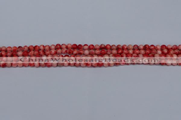 CMJ680 15.5 inches 4mm round rainbow jade beads wholesale