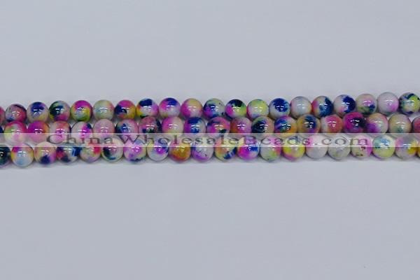 CMJ711 15.5 inches 10mm round rainbow jade beads wholesale