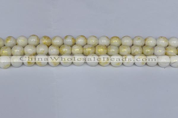 CMJ902 15.5 inches 8mm round Mashan jade beads wholesale