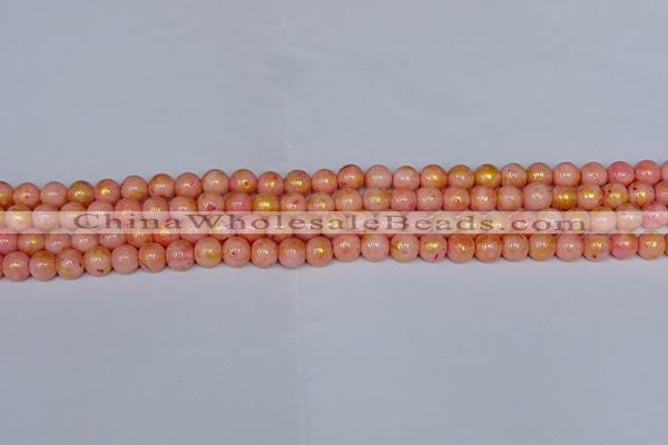 CMJ910 15.5 inches 4mm round Mashan jade beads wholesale