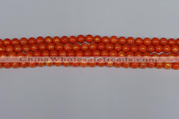 CMJ930 15.5 inches 4mm round Mashan jade beads wholesale