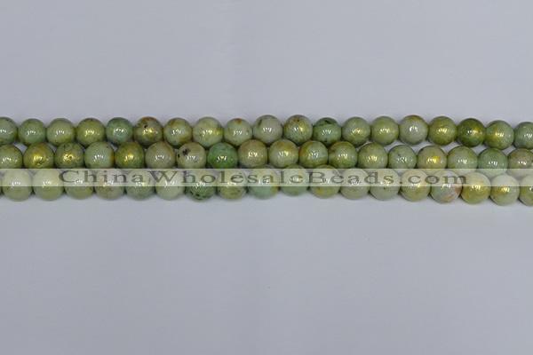 CMJ981 15.5 inches 6mm round Mashan jade beads wholesale