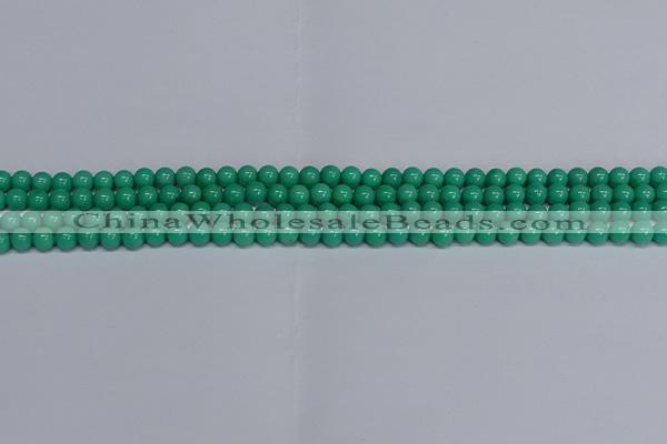 CMJ99 15.5 inches 4mm round Mashan jade beads wholesale